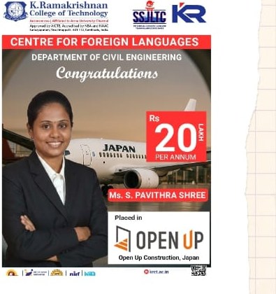 S. Pavithra Shree &mdash; OPEN UP Construction, Japan