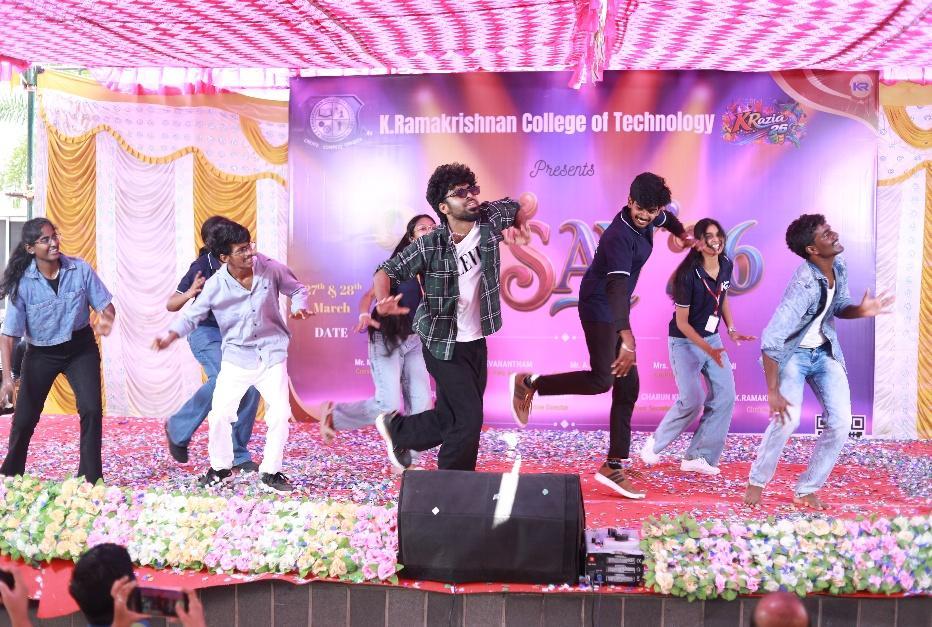 Group dance performance at UTSAV'26