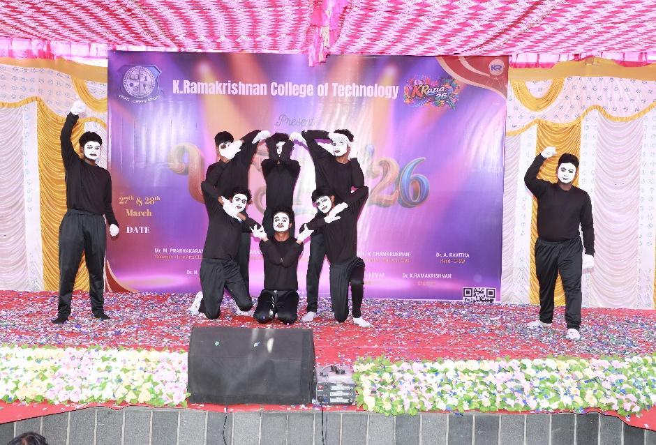 Mime performance at UTSAV'26