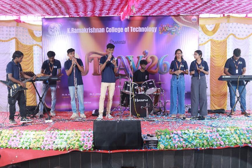 Live band performance at UTSAV'26