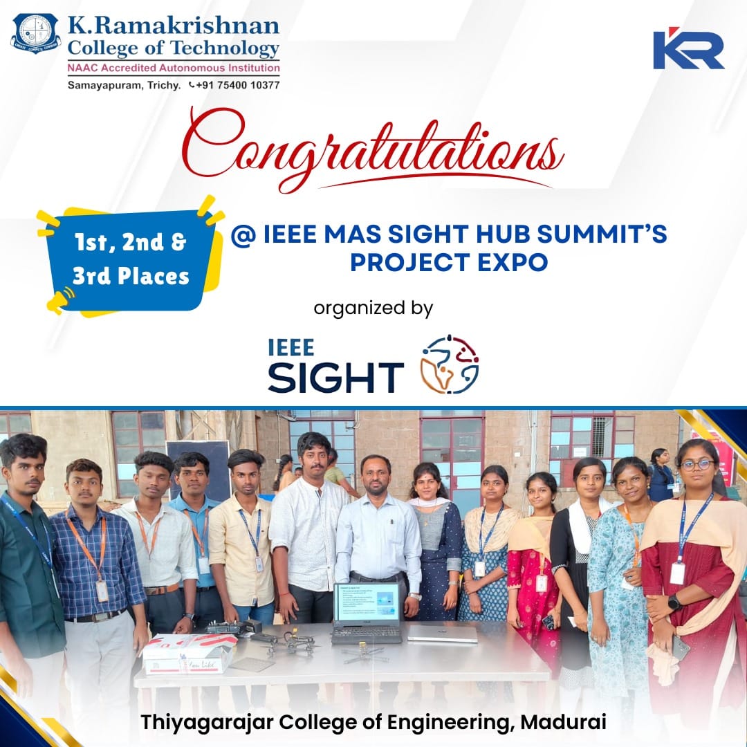 KRCT students at the IEEE MAS SIGHT Hub Summit project expo