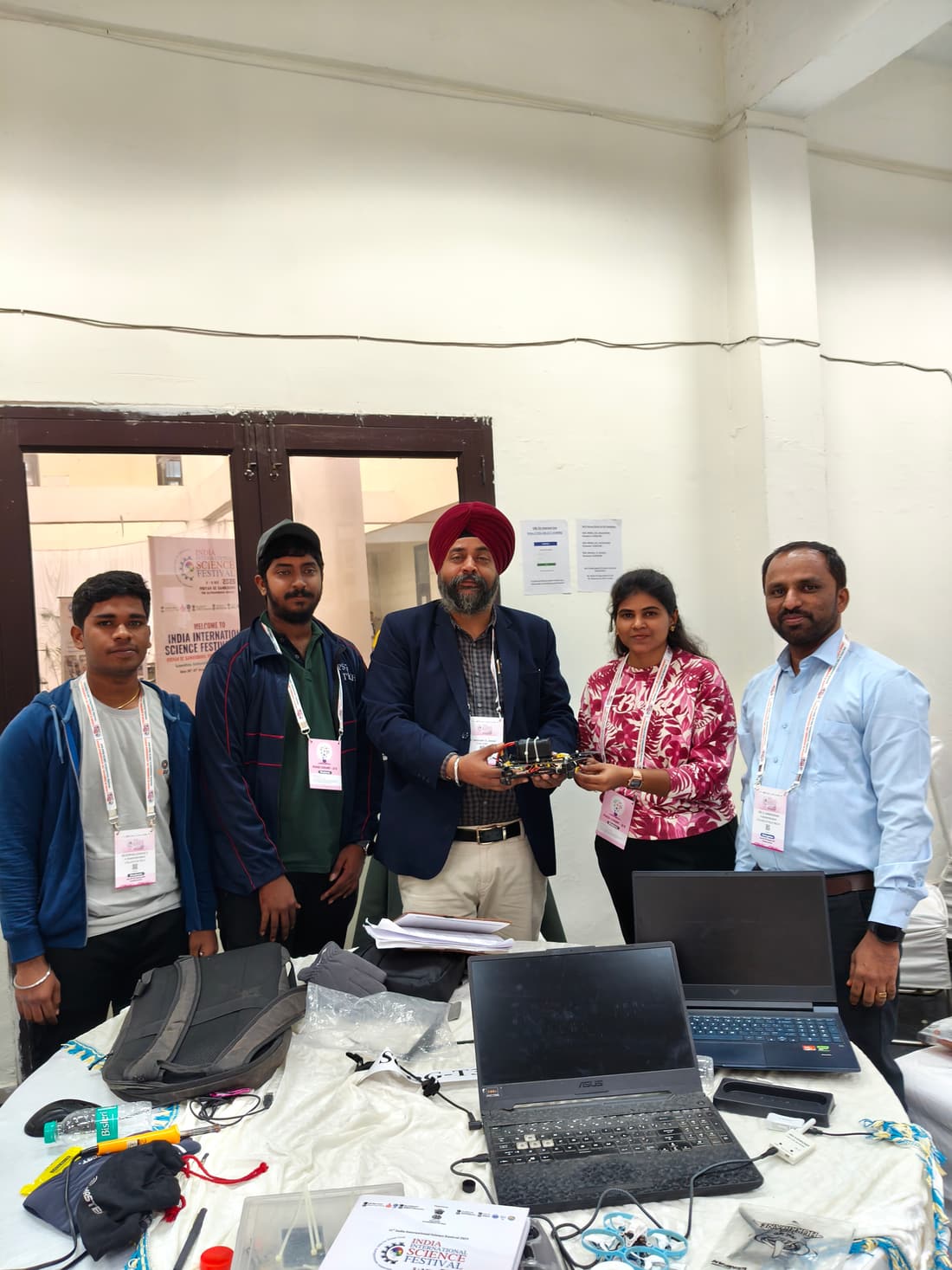 KRCT student prototype on display at the India International Science Festival