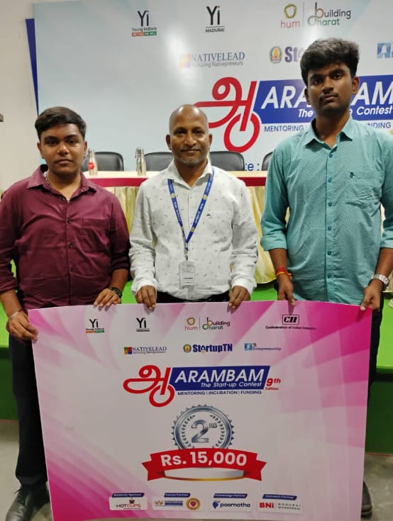 KR-SIIF founders at a startup event