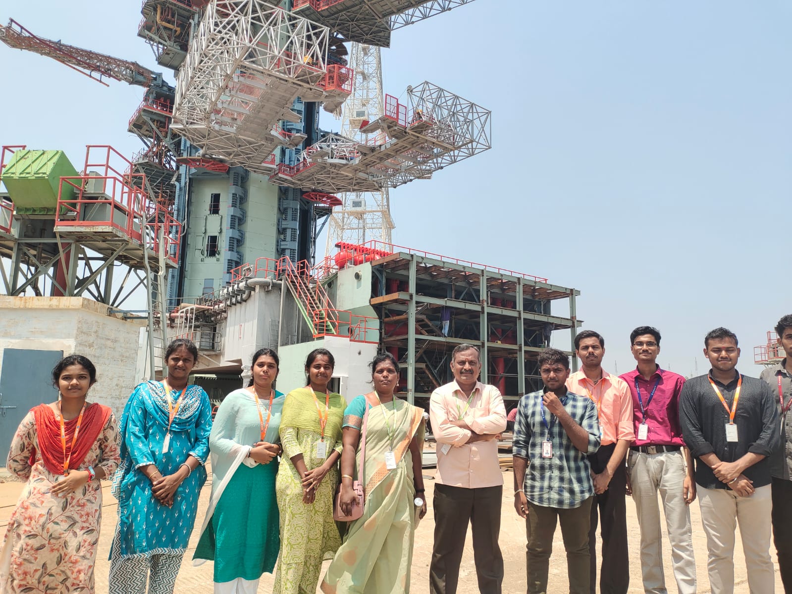Library visit to Sriharikota