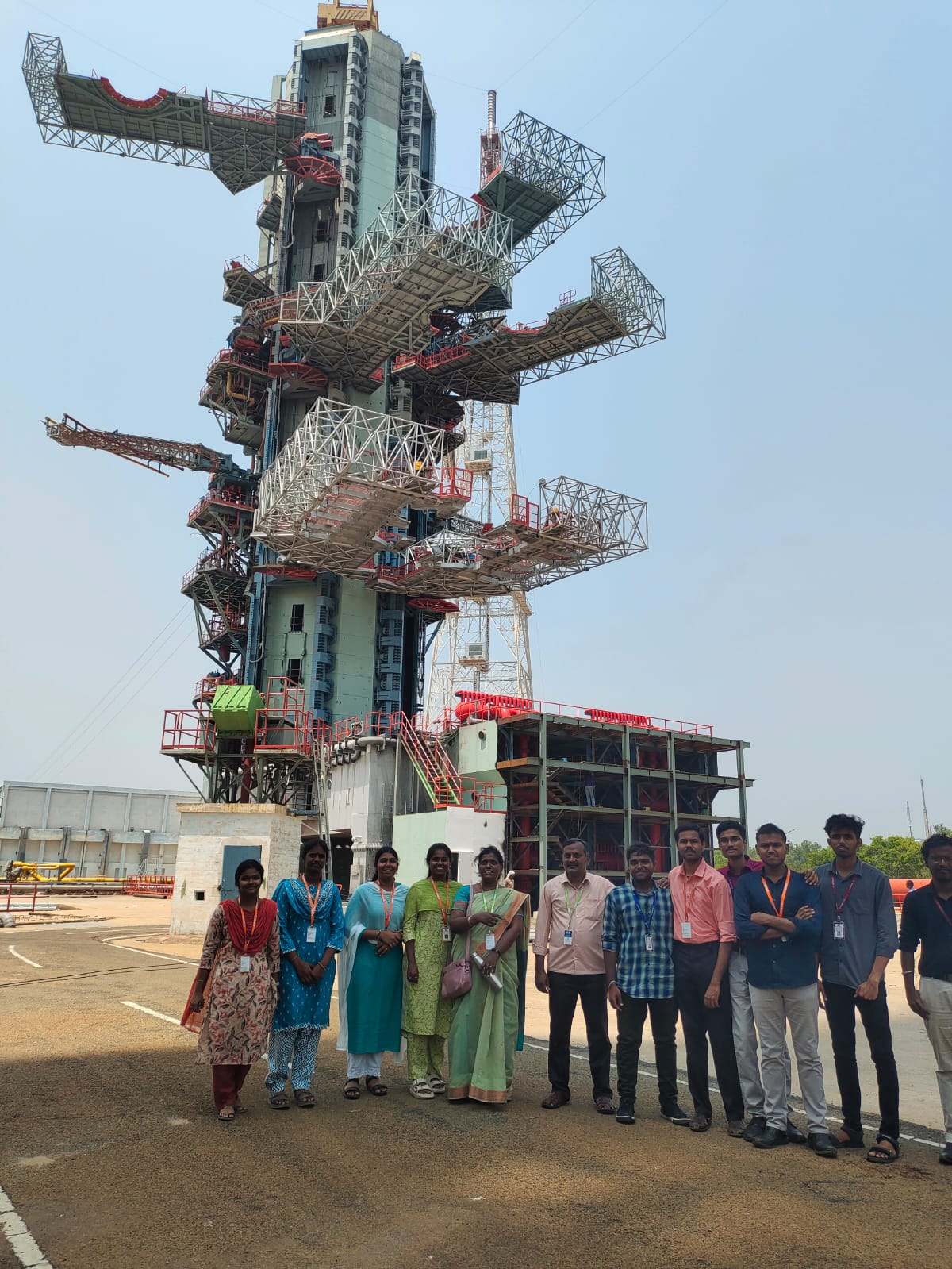 Library visit to Sriharikota