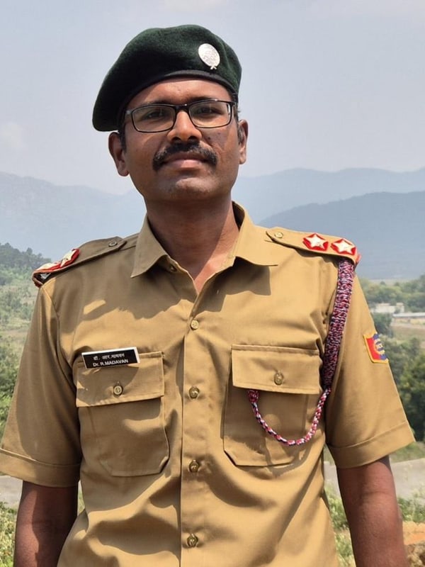 Lt. Dr. R. Madavan, Associate NCC Officer