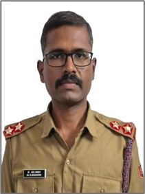 Lt. Dr. R. Madavan, Associate NCC Officer