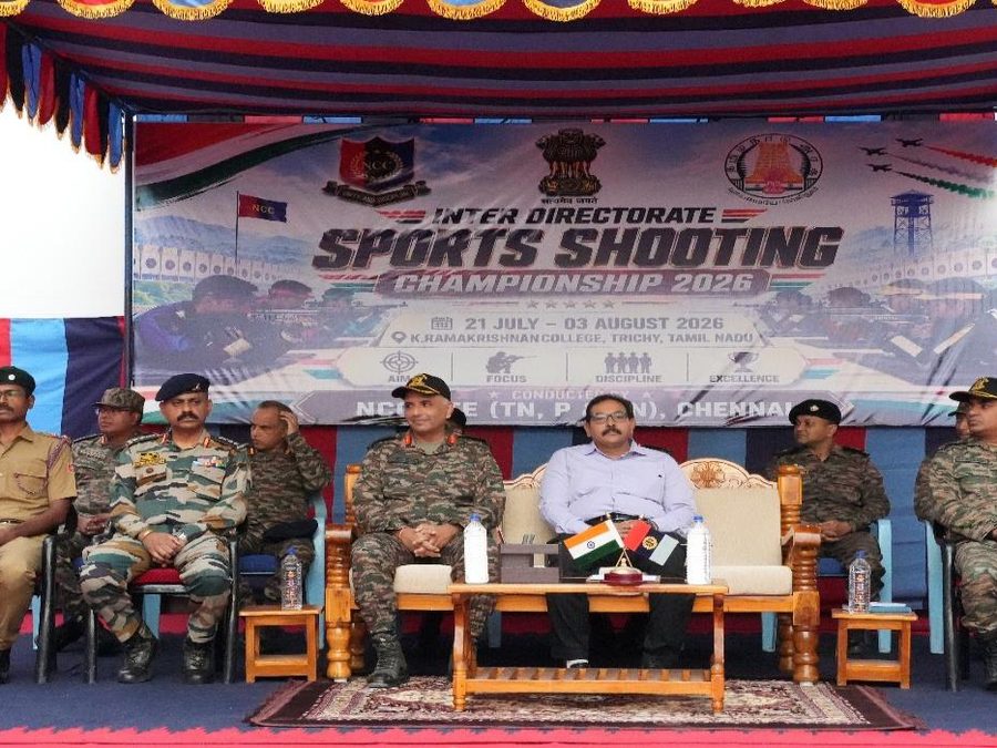 The opening ceremony of the Inter Directorate Sports Shooting Camp at KRCT