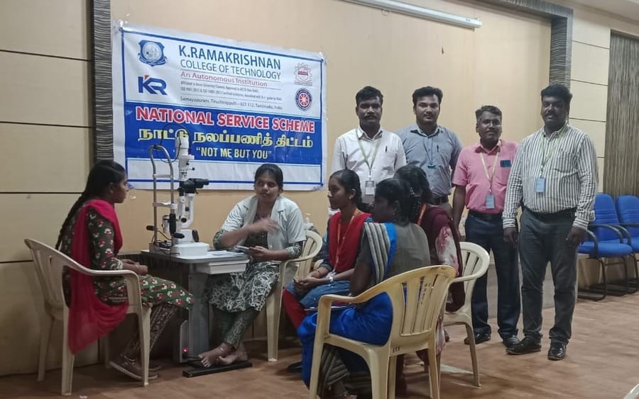 NSS eye check-up camp