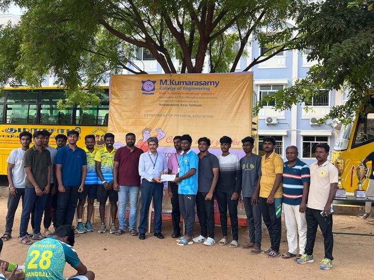 Handball prize-giving